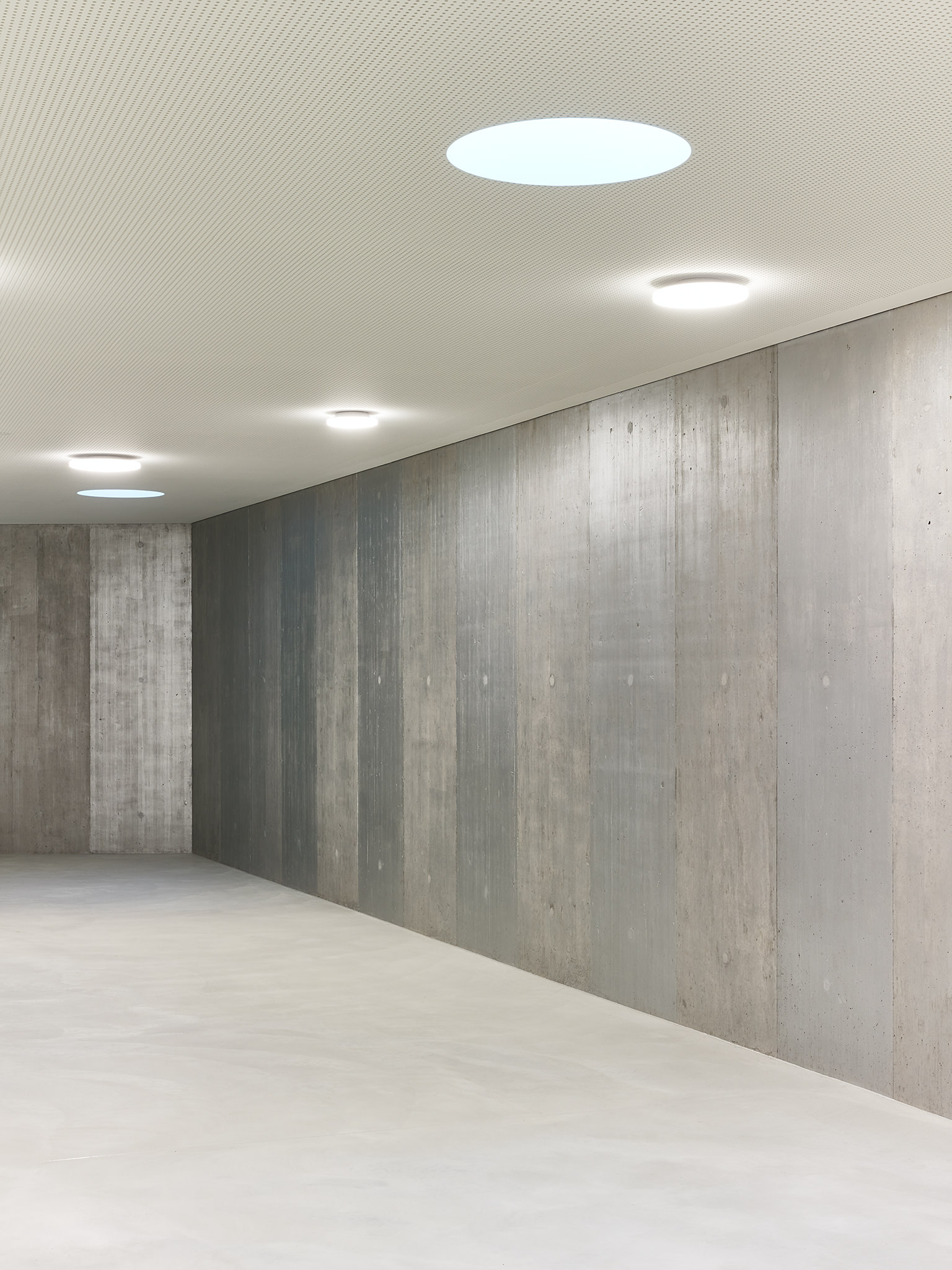 Meletta Strebel Architekten, Schulhaus Rotweg, Wädenswil: Wandbemalung Jean Pfaff